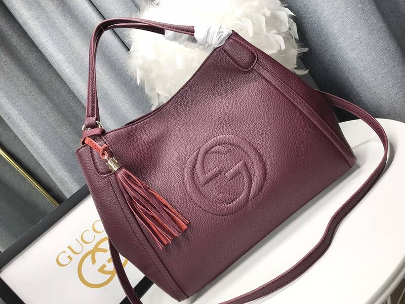 Gucci Soho Deep purple 35x29x16cm shoulder — 1:1 Replica