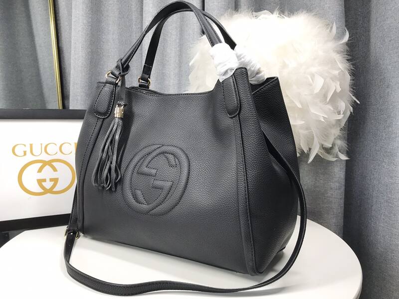 Gucci SOHO Black 35x29x16cm tote — 1:1 Replica