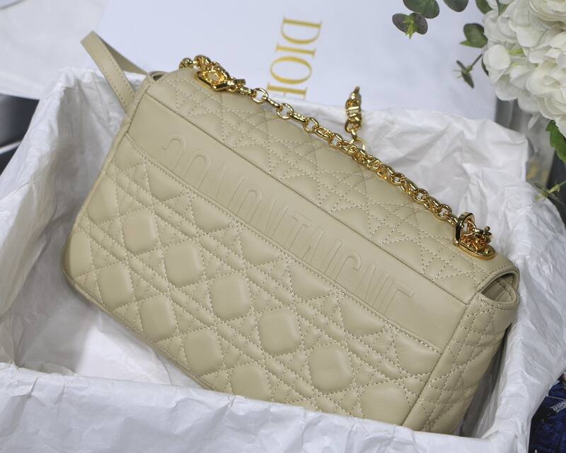Dior 30 Montaigne Beige shoulder — 1:1 Replica