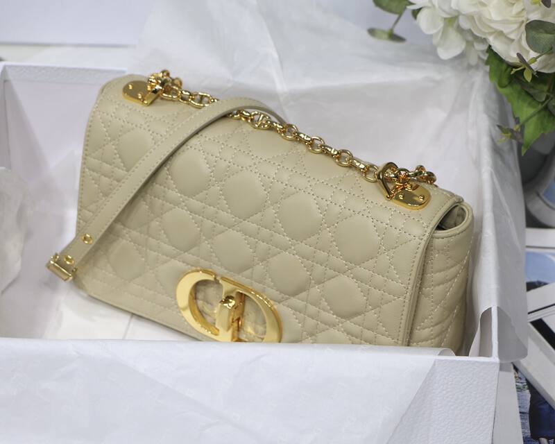 Dior Caro Beige crossbody — AAA Quality Replica