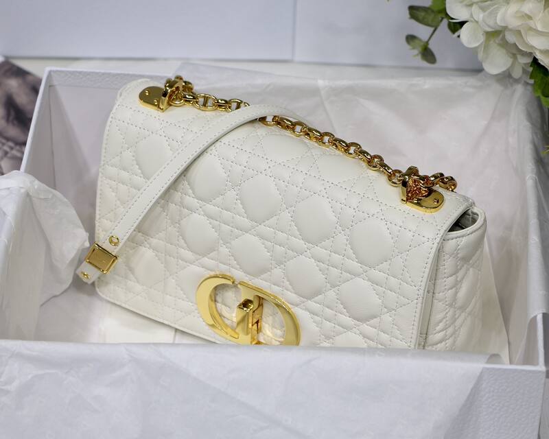 Dior Caro White crossbody — 1:1 Replica