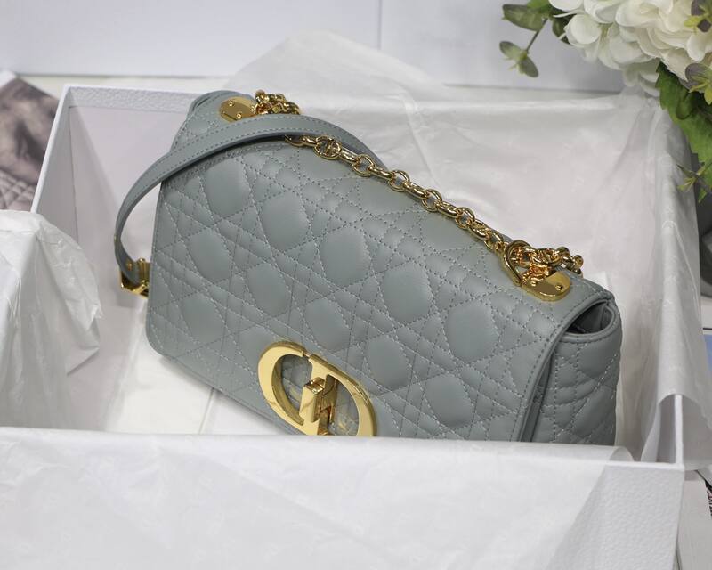 Dior Caro Gray crossbody — 1:1 Replica