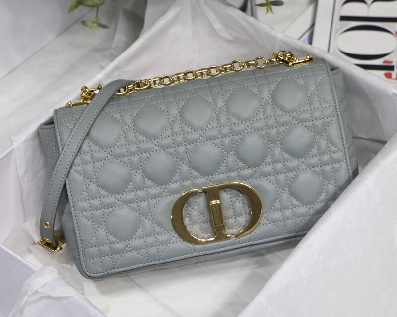Dior Caro Gray crossbody — 1:1 Replica