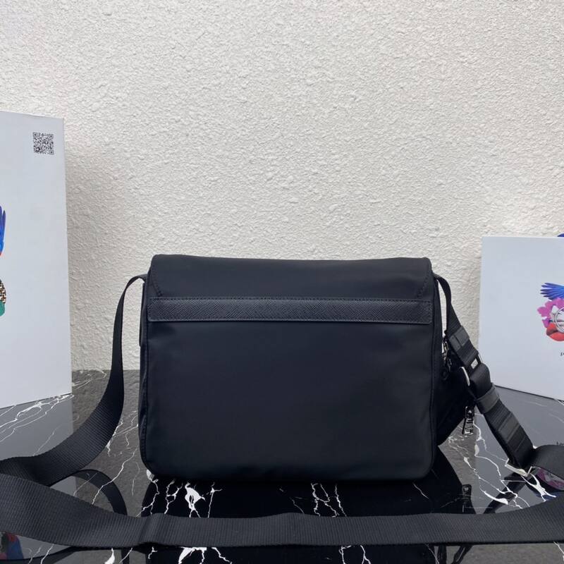 Prada Black Nylon 28x22x12cm messenger bag — AAA Quality Replica