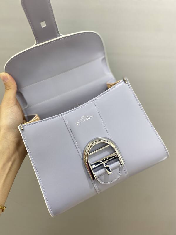 Delvaux Brillant Lavender purple mini crossbody — AAA Quality Replica