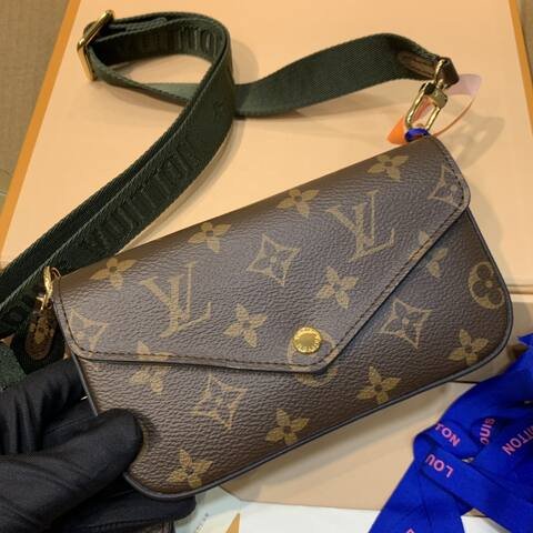 Louis Vuitton Multi Pochette F licie Monogram crossbody Premium Replica
