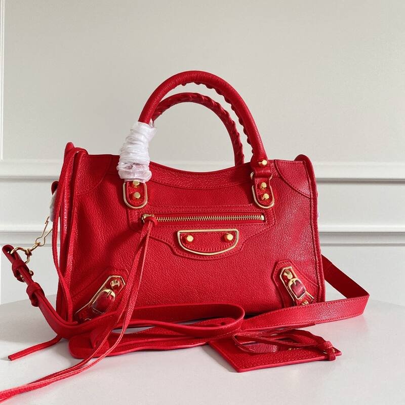 Balenciaga City Red 38x28x15cm shoulder bag — AAA Quality Replica