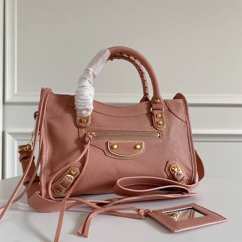 Balenciaga City Pink 38x28x15cm shoulder bag AAA Quality Replica