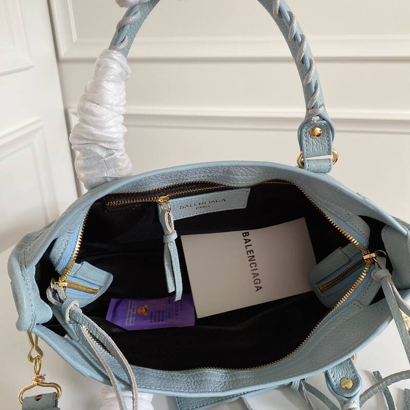 Balenciaga City Blue 38x28x15cm shoulder bag — Premium Replica