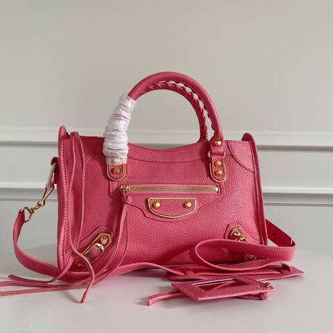 Balenciaga City Pink 38x28x15cm shoulder bag Premium Replica