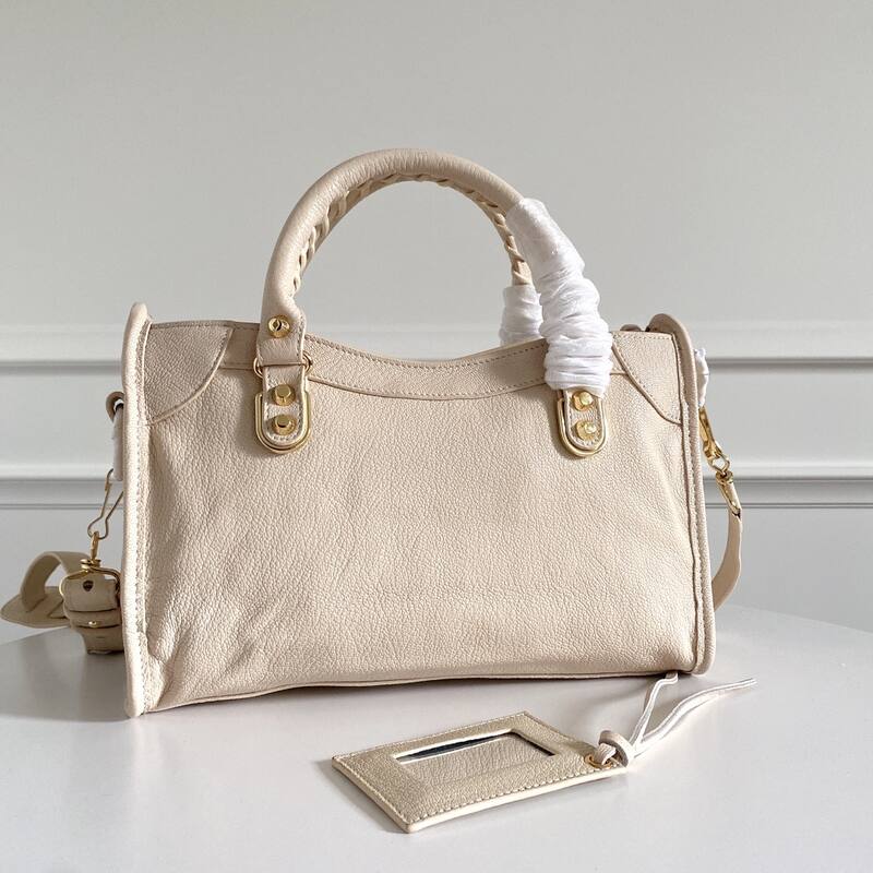 Balenciaga City Beige 38x28x15cm shoulder bag — Top Quality Replica