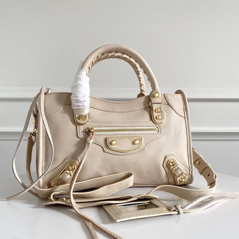 Balenciaga City Beige 38x28x15cm shoulder bag — Top Quality Replica