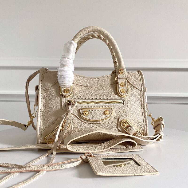Balenciaga City Beige 38x28x15cm shoulder bag — AAA Quality Replica