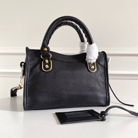 Balenciaga City Black 38x28x15cm shoulder bag 1 1 Replica