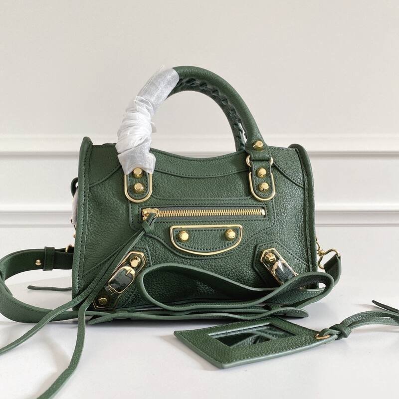 Balenciaga City Green 38x28x15cm shoulder bag — Top Quality Replica