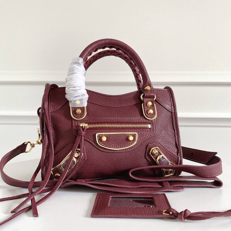 Balenciaga City Gold 38x28x15cm shoulder bag — Top Quality Replica