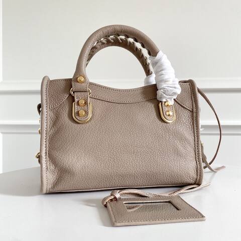Balenciaga City Beige 38x28x15cm shoulder bag Top Quality Replica