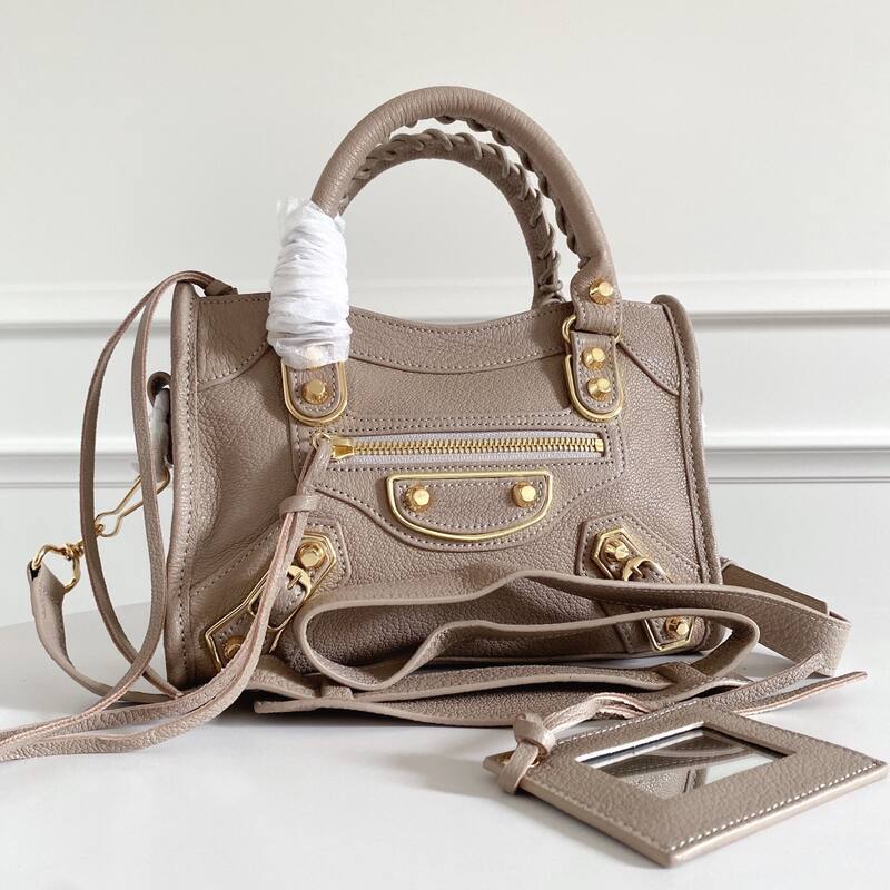 Balenciaga City Beige 38x28x15cm shoulder bag — Top Quality Replica
