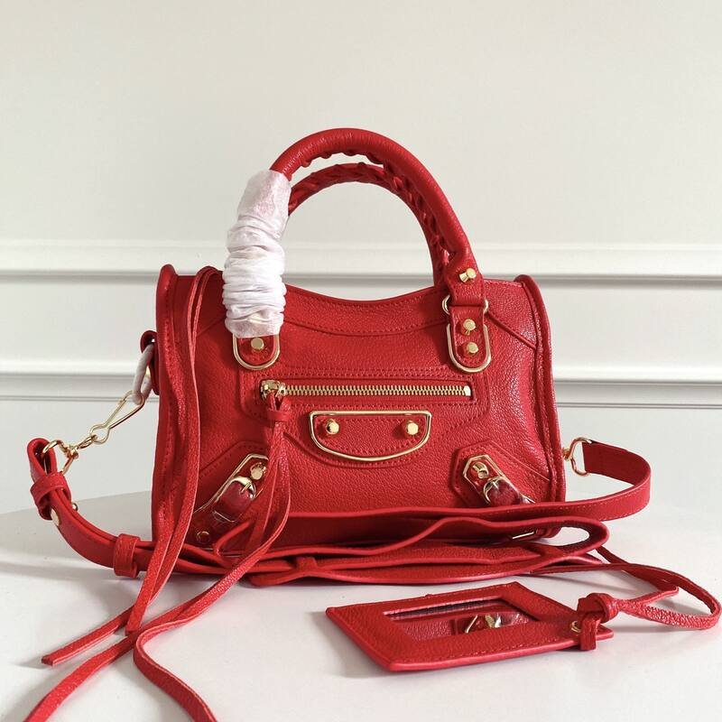 Balenciaga City Red 38x28x15cm shoulder bag — AAA Quality Replica