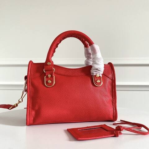 Balenciaga City Red 38x28x15cm shoulder bag AAA Quality Replica