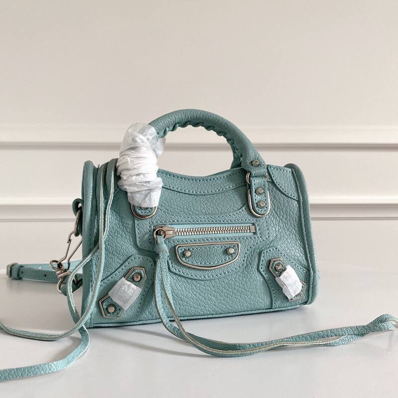 Balenciaga City Blue 38x28x15cm shoulder bag — AAA Quality Replica