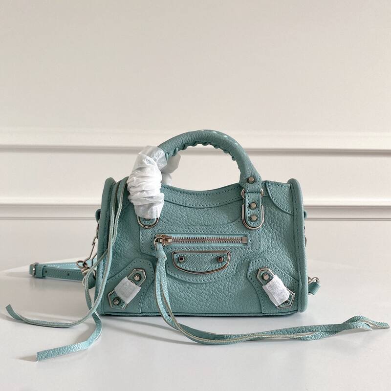 Balenciaga City Blue 38x28x15cm shoulder bag — AAA Quality Replica