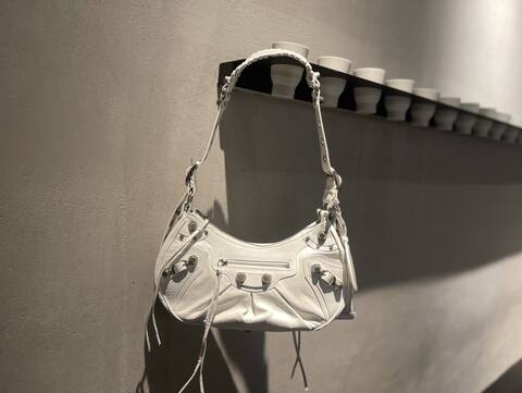 Balenciaga Le Cagole White 26x14cm shoulder bag Premium Replica