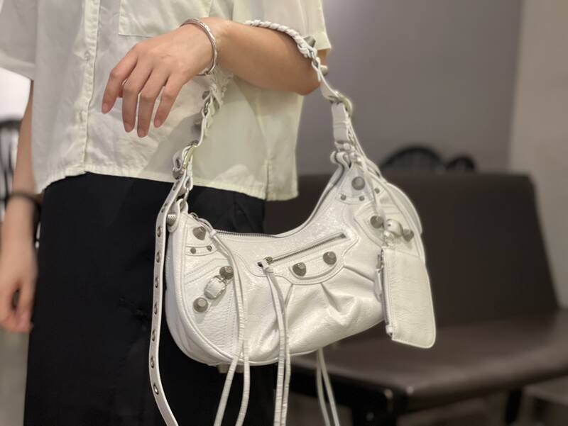 Balenciaga Le Cagole White shoulder bag — Premium Replica