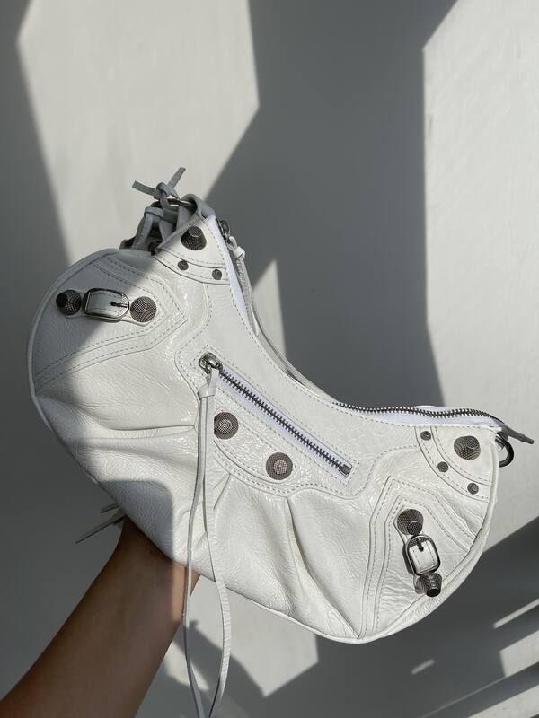 Balenciaga Le Cagole White shoulder bag — 1:1 Replica