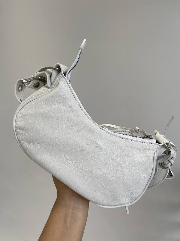 Balenciaga Le Cagole White 26X16X10cm shoulder — Premium Replica