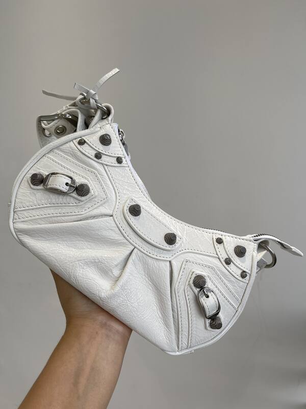 Balenciaga Le Cagole White 26X16X10cm shoulder — Premium Replica