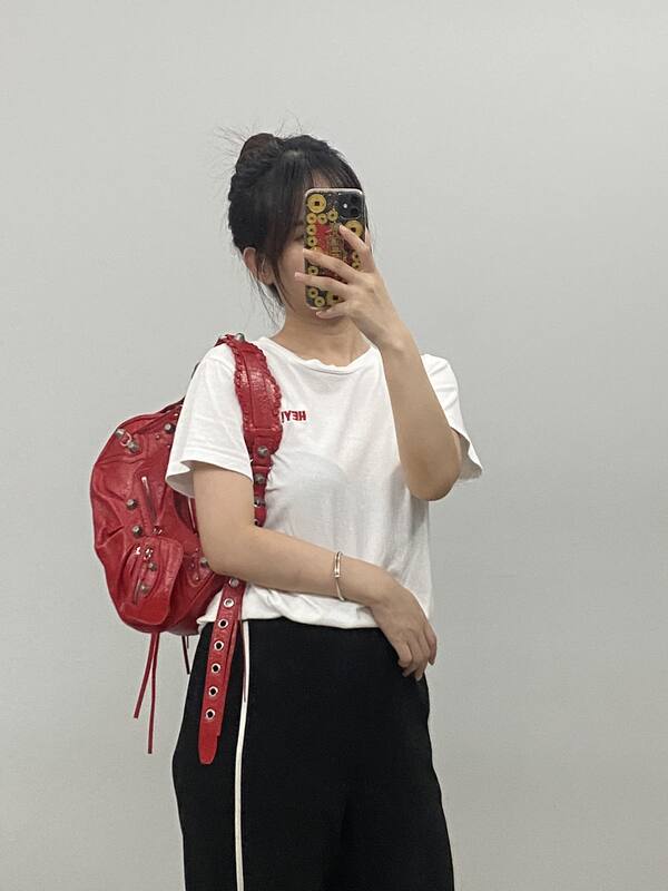 Balenciaga Red 30x22x12cm shoulder bag — Top Quality Replica