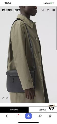 Burberry Black 25x18x10cm shoulder bag Top Quality Replica