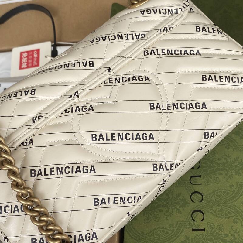 Balenciaga Marmont White shoulder bag — AAA Quality Replica