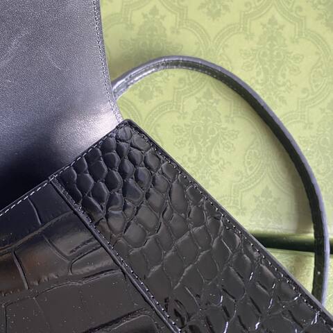 Balenciaga Hourglass Black 23x14x10cm shoulder bag 1 1 Replica