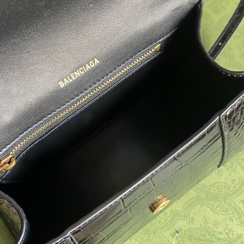 Balenciaga Hourglass Black 23x14x10cm shoulder bag — 1:1 Replica