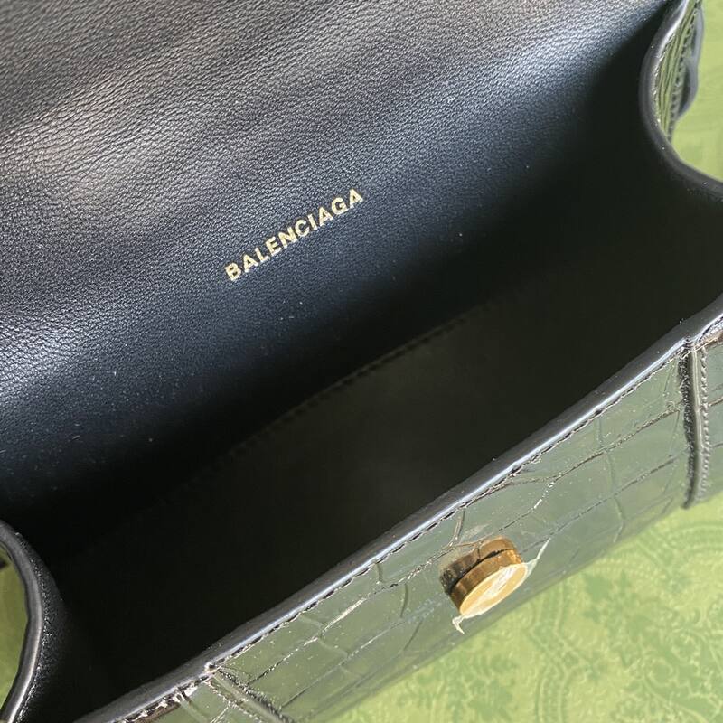 Balenciaga Hourglass Black 23x14x10cm shoulder bag — AAA Quality Replica