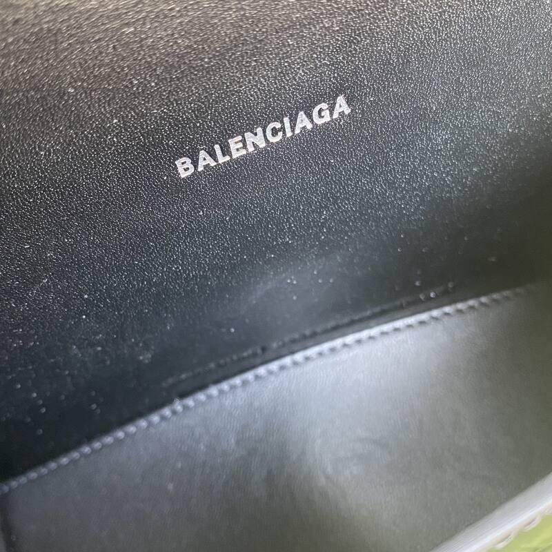 Balenciaga Hourglass Black 23x14x10cm shoulder bag — Top Quality Replica
