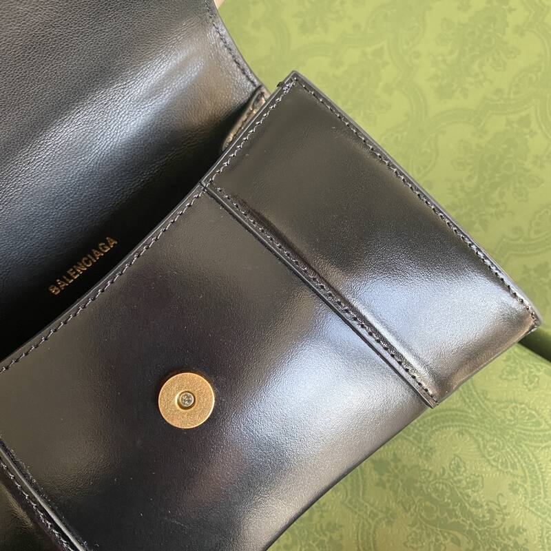 Balenciaga Hourglass Black 23x14x10cm shoulder bag — AAA Quality Replica