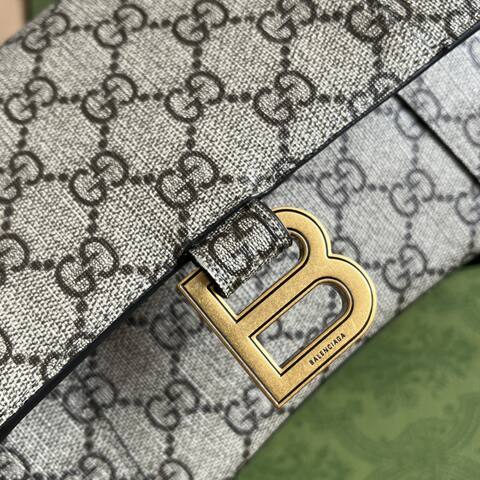 Balenciaga Hourglass Monogram 23x14x10cm shoulder bag Premium Replica