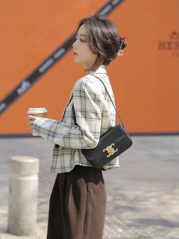 Celine Triomphe shoulder bag Premium Replica