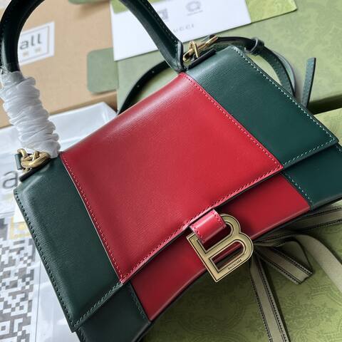 Balenciaga Hourglass Red 23x14x10cm shoulder bag Top Quality Replica