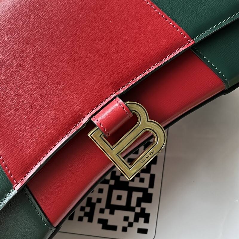 Balenciaga Hourglass Red 23x14x10cm shoulder bag — Top Quality Replica