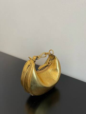 Fendi Gold 18x12cm shoulder bag AAA Quality Replica