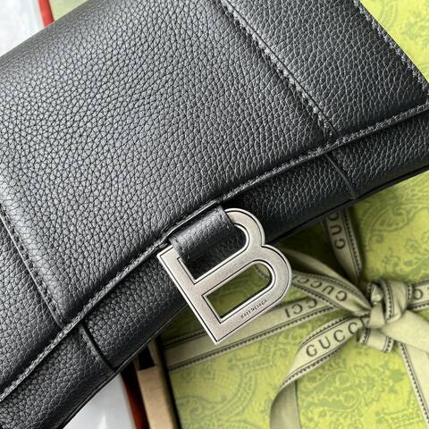Balenciaga Hourglass Black 23x14x10cm shoulder bag Premium Replica