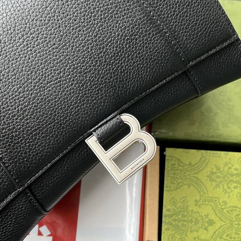 Balenciaga Hourglass Black 23x14x10cm shoulder bag — 1:1 Replica