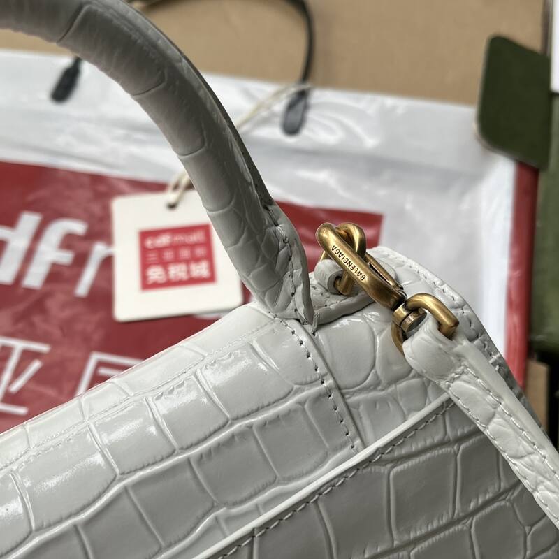 Balenciaga Hourglass White 23x14x10cm shoulder bag — 1:1 Replica