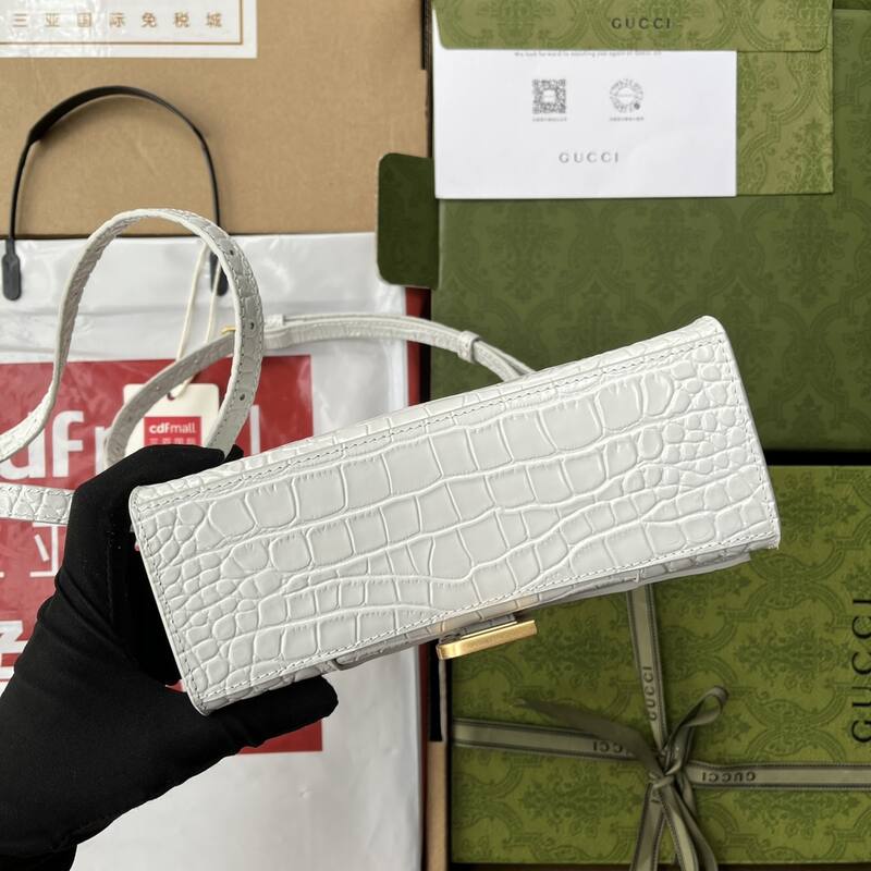 Balenciaga Hourglass White 23x14x10cm shoulder bag — 1:1 Replica