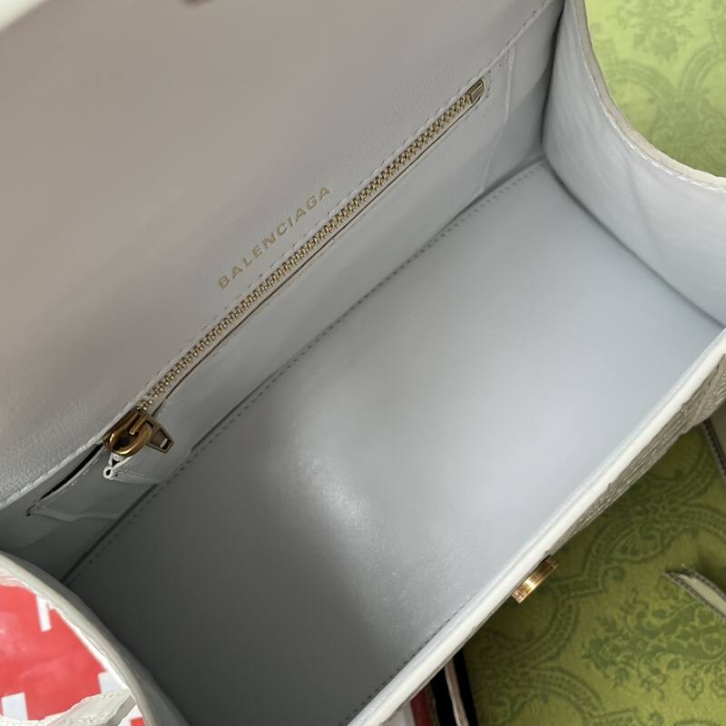 Balenciaga Hourglass White 23x14x10cm shoulder bag — Premium Replica
