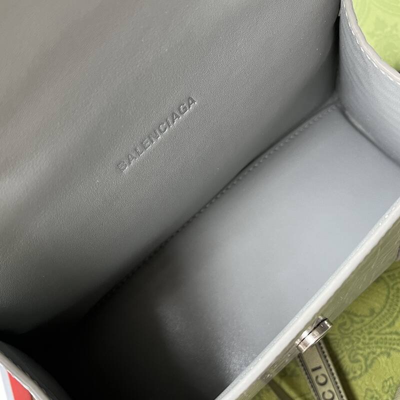 Balenciaga Hourglass Gray 23x14x10cm shoulder bag — Top Quality Replica